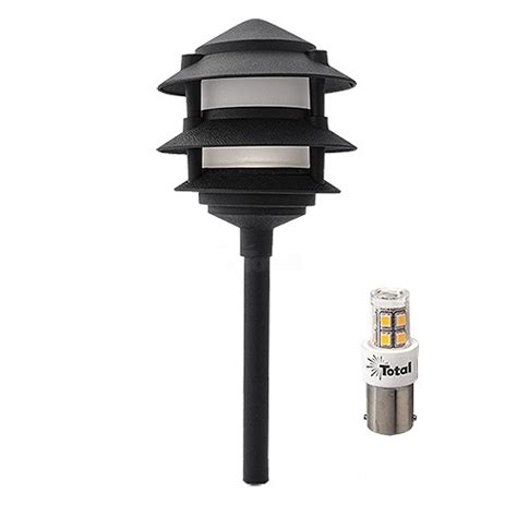 Outdoor LED landscape lighting black 3